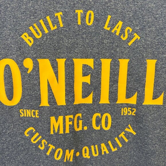 O’Neill T-Shirt Men's Size Small Gray Short Sleeve EUC - Picture 5 of 10